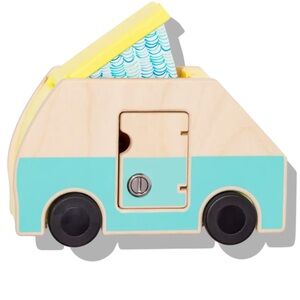 Lovevery Wooden Camper with Locking Doors, Peg People and Tent